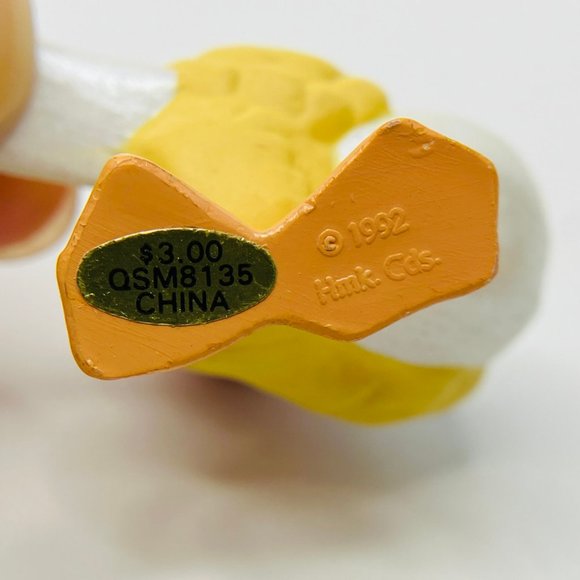 Hallmark Vintage Easter Merry Miniatures Duck Egg Spoon Spring Duckling 1992 - Picture 6 of 7